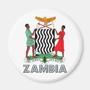 Zambia Coat of Arms Magnet