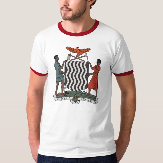 Zambia Coat of Arms T-shirt (Front)
