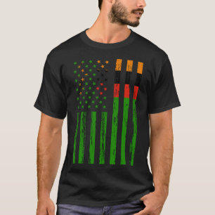 Zambia Flag America US It is in my DNA for Zambia T-Shirt