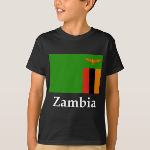 Zambia Flag And Name T-Shirt