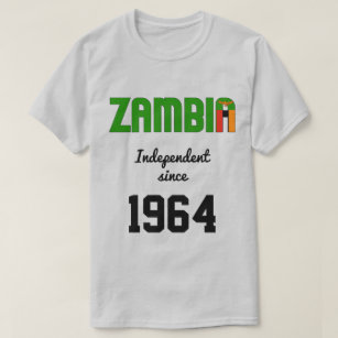 Zambia Flag Independence Celebration T-Shirt