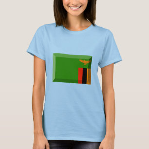 Zambia Flag Jewel T-Shirt
