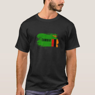 Zambia flag national flag East Africa travel T-Shirt