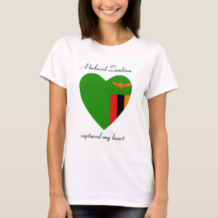 Zambia Flag Sweetheart T-Shirt