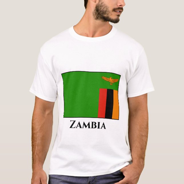 Zambia Flag T-Shirt (Front)