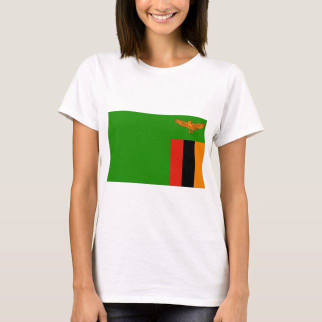 Zambia Flag T-Shirt (Front)