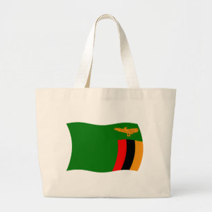 Zambia Flag Tote Bag