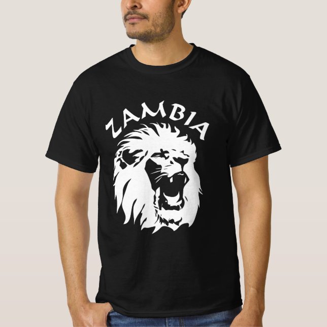 Zambia Lion T-Shirt (Front)