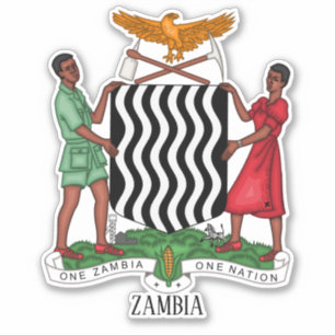 Zambia National Coat Of Arms Patriotic
