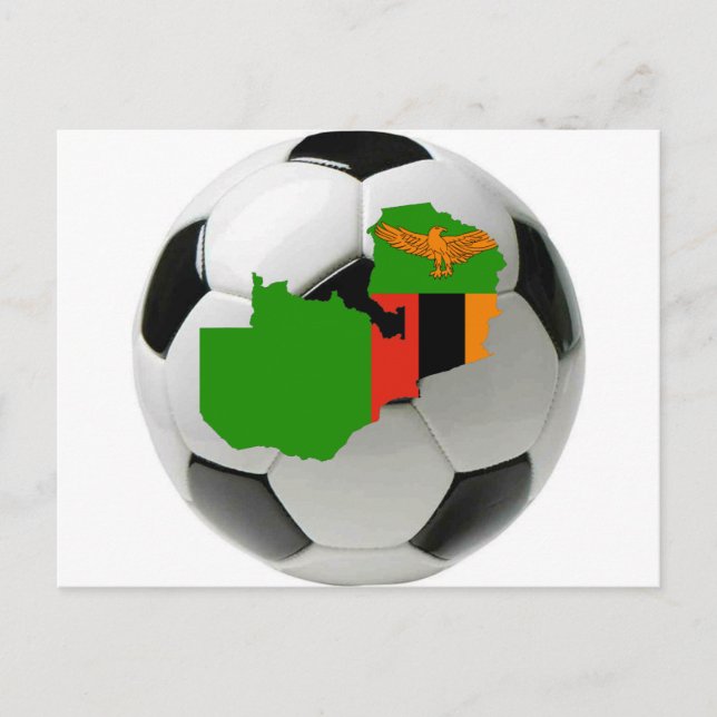 Zambia national team postcard (Front)