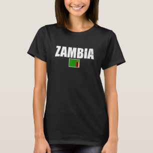 Zambia Proud Zambian Flag T-Shirt