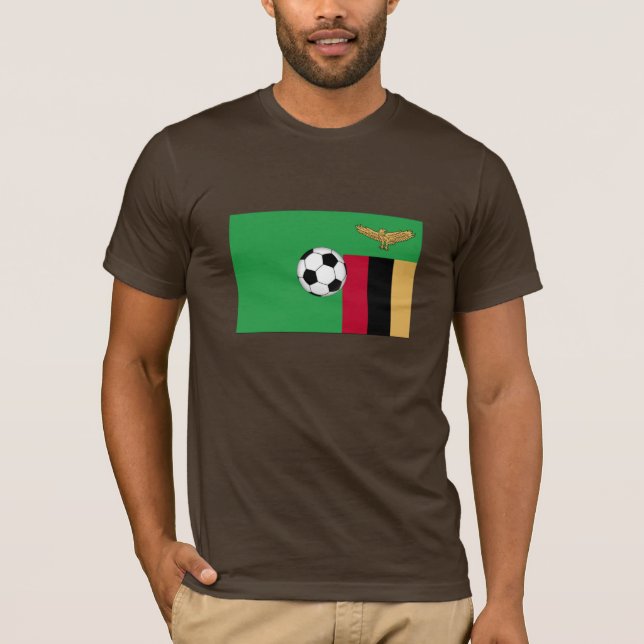 Zambia Soccer T-Shirt (Front)