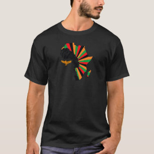 Zambia Zambian Flag Africa Map Ethnic Heritage Bla T-Shirt