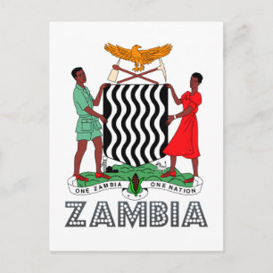 Zambian Emblem Postcard