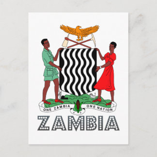 Zambian Emblem Postcard