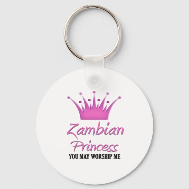 Zambian Princess Key Ring (Front)