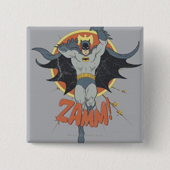 ZAMM Batman Graphic 15 Cm Square Badge (Front)