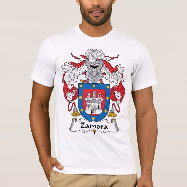 Zamora Family Crest T-Shirt (Front)