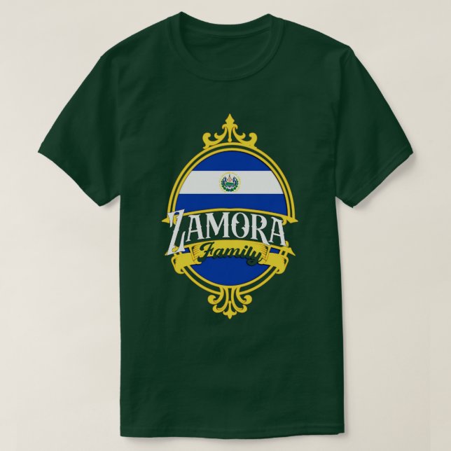 Zamora Family El Salvador T-Shirt (Design Front)