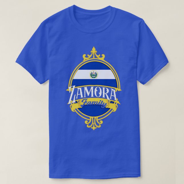 Zamora Family El Salvador T-Shirt (Design Front)