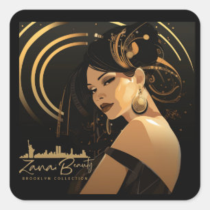 ZANAI BEAUTY COLLECTION SQUARE STICKER