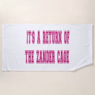 zanda cage beach towel