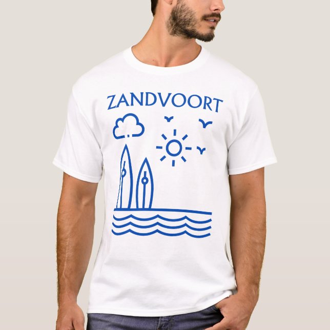 ZANDVOORT Beach Surf T-Shirt (Front)