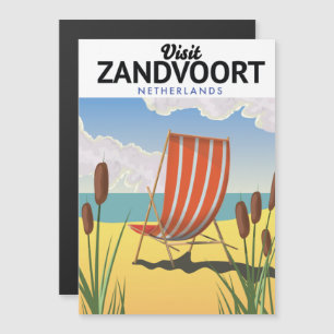 Zandvoort Netherlands travel poster