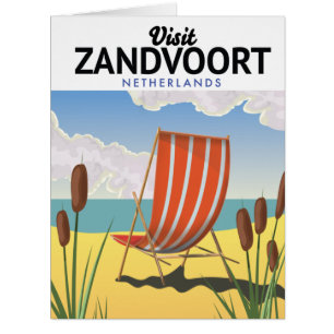 Zandvoort Netherlands travel poster