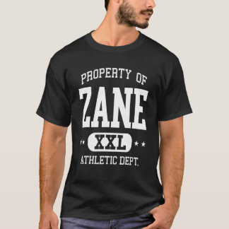 Zane Retro Athletic Property Dept  1 T-Shirt