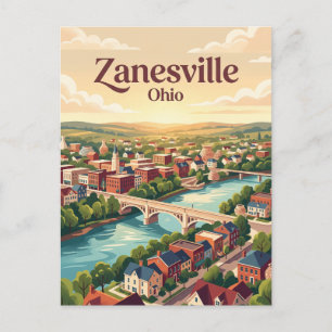 Zanesville, Ohio Postcard