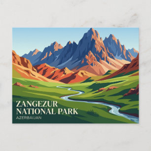 Zangezur National Park Azerbaijan Postcard