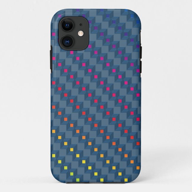 Zany abstract squares Case-Mate iPhone case (Back)