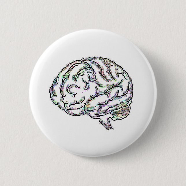 Zany Brainy 6 Cm Round Badge (Front)