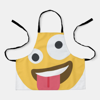 Zany Face Emoji  Apron