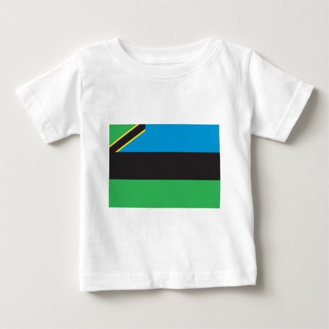 Zanzibar Flag Baby T-Shirt (Front)
