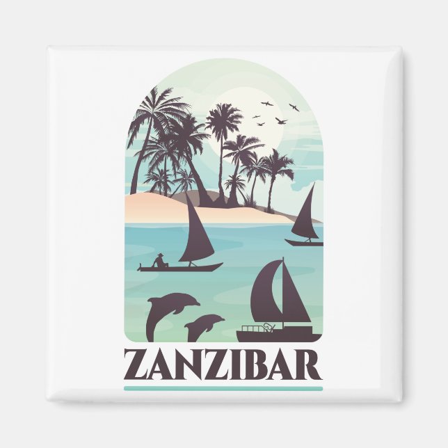 Zanzibar Magnet (Front)