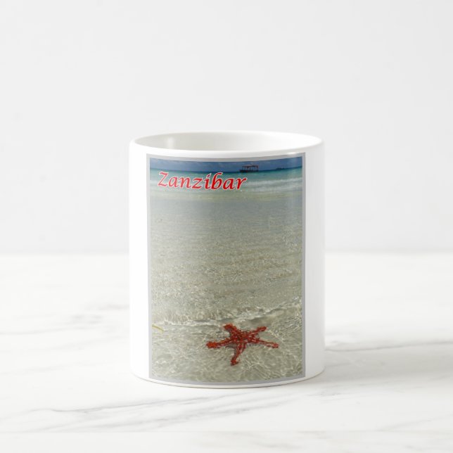 Zanzibar - Sea View - Starfish - Coffee Mug (Center)