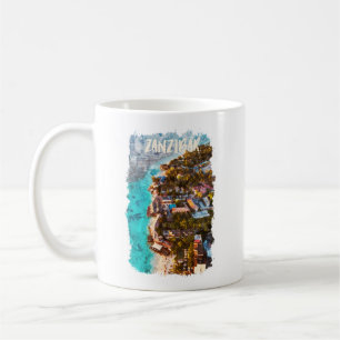 Zanzibar Tansania Ocean View Travel Coffee Mug
