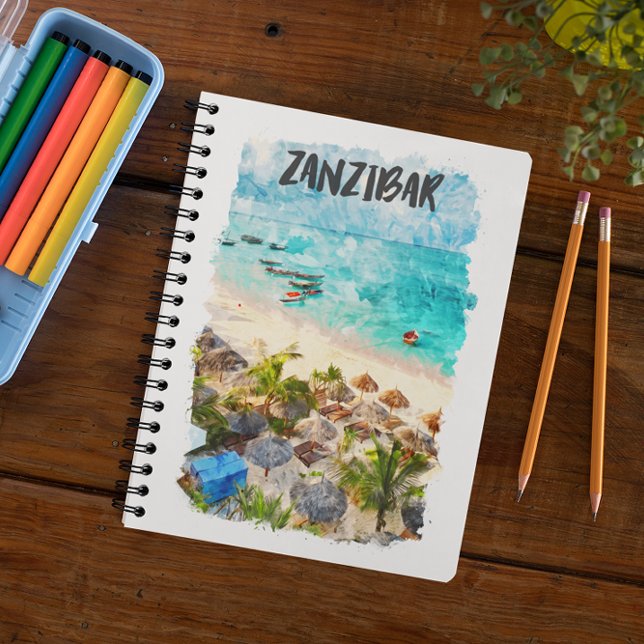 Zanzibar Tansania Vintage Travel  Notebook (zanzibar tansania notebook)
