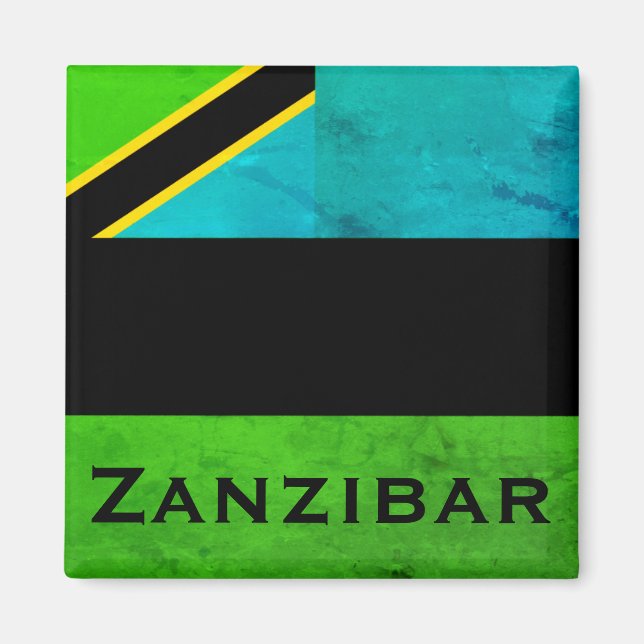 Zanzibar, Tanzania (Indian Ocean) Magnet (Front)