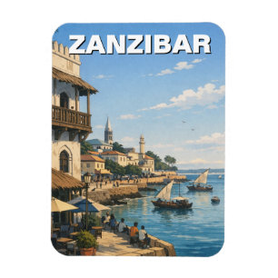 Zanzibar Tanzania Travel Magnet