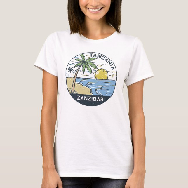 Zanzibar Tanzania Vintage T-Shirt (Front)