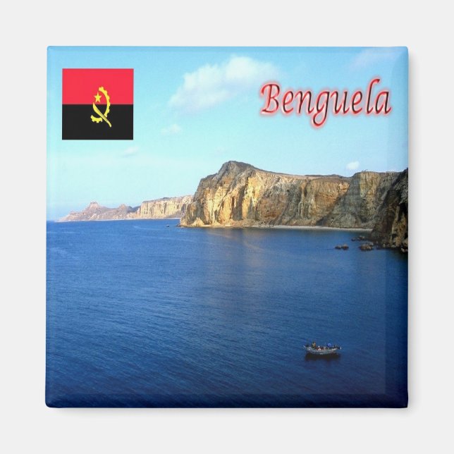 zAO005 BENGUELA, Angola, Coatinha beach, Fridge Magnet (Front)