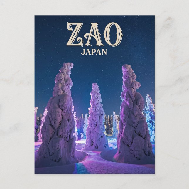 Zao Snow Monsters Japan Postcard (Front)