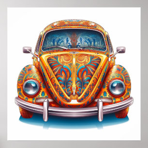 Zap and Roll: Volts Wagon's Electric Journey Poster