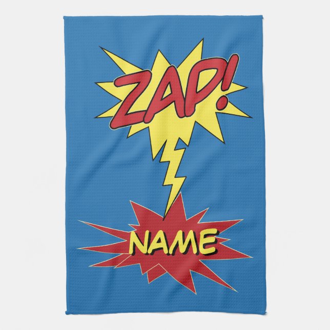 ZAP! custom hand towel (Vertical)