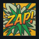 ZAP Fun Retro Comic Book Pop Art<br><div class="desc">A fun, cool and trendy retro comic book pop art-inspired design that puts the wham, zap, pow into any superhero's day. Designed by ComicBookPop© at www.zazzle.com/comicbookpop*</div>
