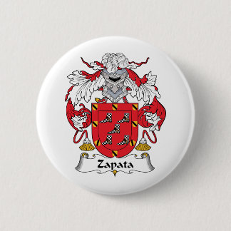 Zapata Family Crest 6 Cm Round Badge