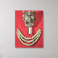 Zapotec pectoral the form of mask representing